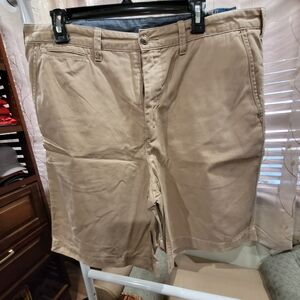 Ralph Lauren Men's Khaki Flat Front Shorts